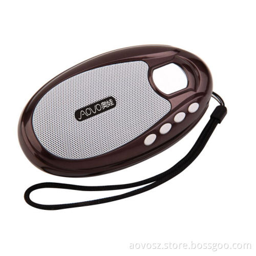 Aovo-V216 Support TF Card/USB Portable Mini Card Speaker